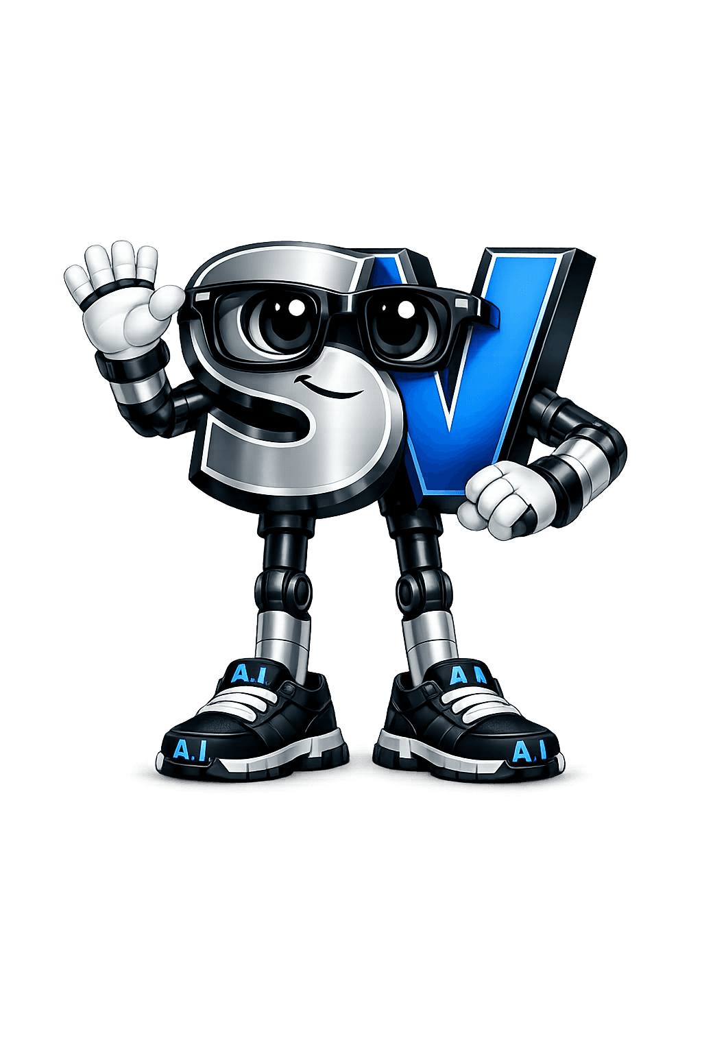 SVANS-AI robot mascot